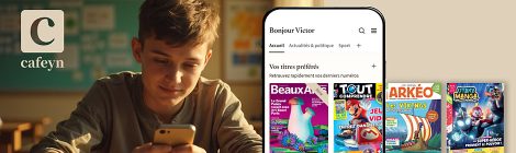 Découvrez les nouveaux titres de presse qui intègrent en 2026 Cafeyn Collège, Cafeyn Lycée et Cafeyn Duo !